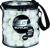 Sunflex sischtennis-Ball-Tasche gefüllt mit 144 Tischtennis-Bällen - 1